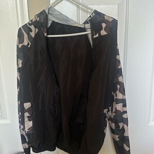 camo windbreaker